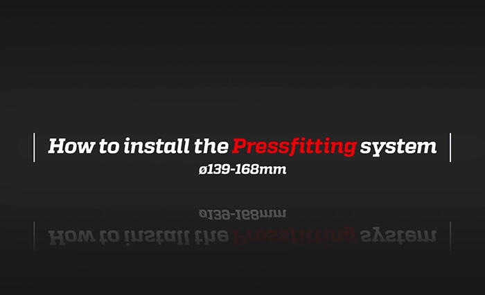 How to install the new pressfitting range Oversize!