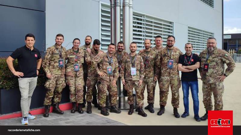 L'Academy di Raccorderie Metalliche ospita l'Esercito Italiano