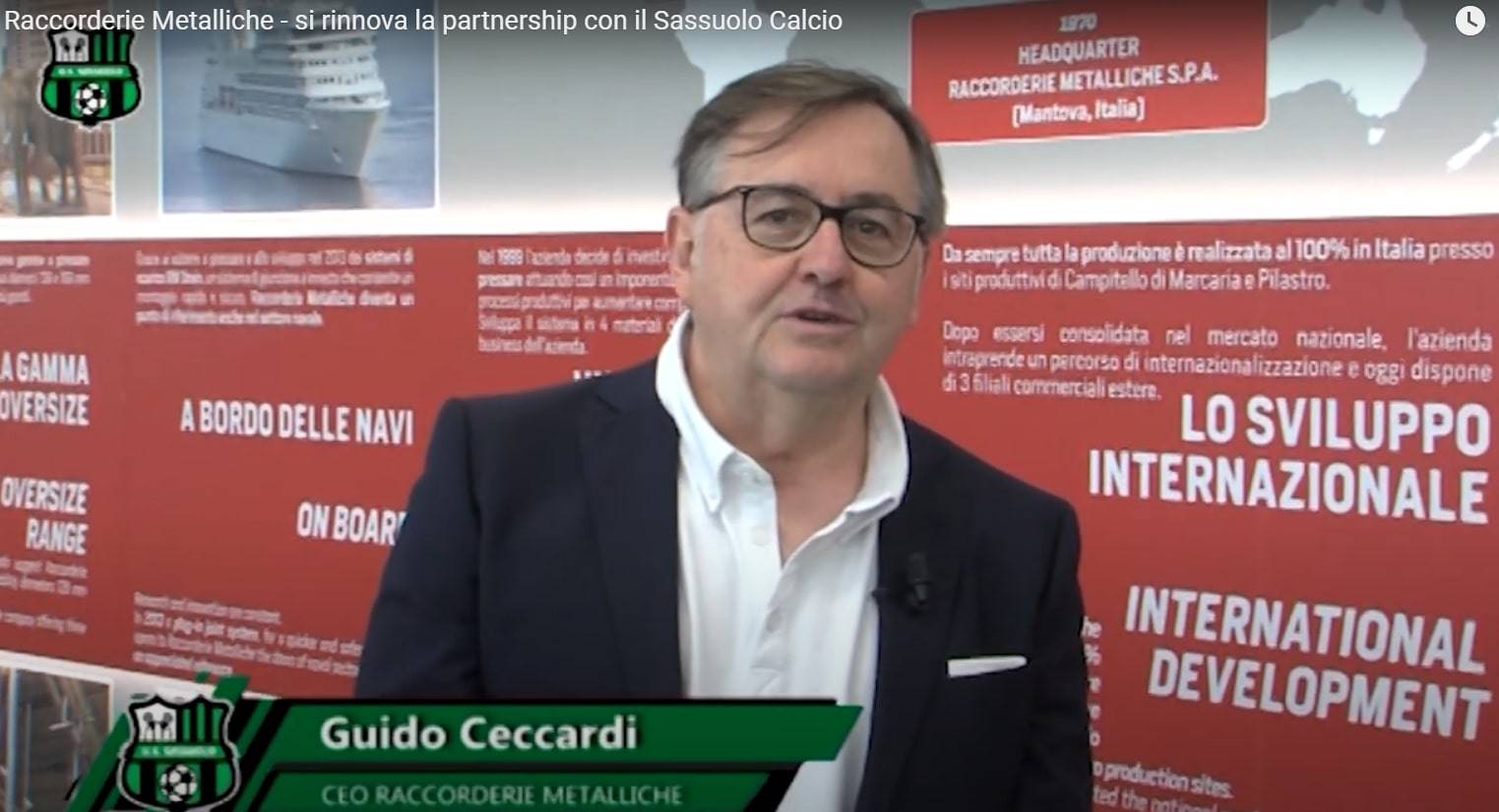 Raccorderie Metalliche su TRC e Telereggio L'intervista di Guido Ceccardi