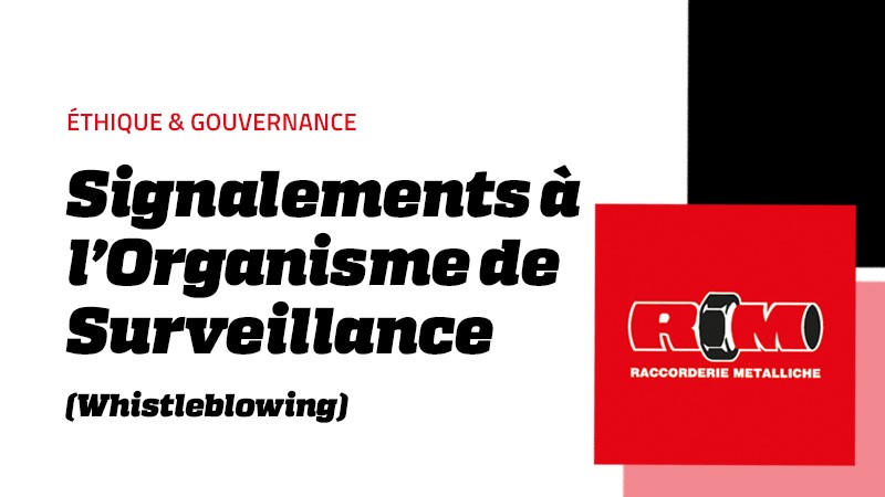 Signalements à l’Organisme de Surveillance (Whistleblowing)