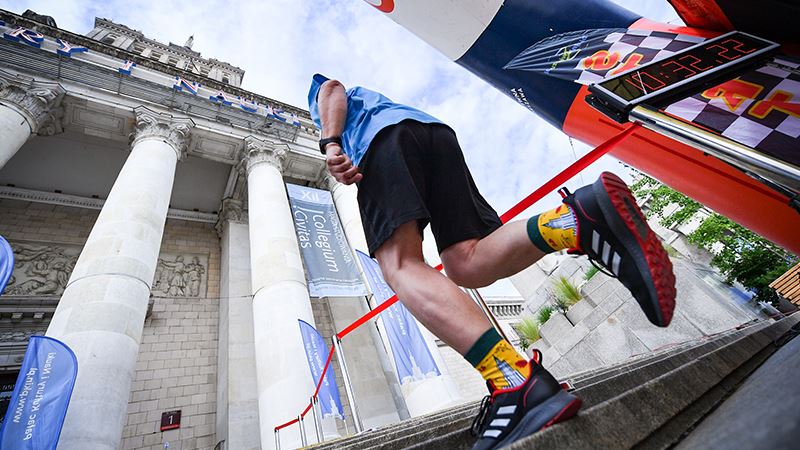 Raccorderie Metalliche at the competition "Running up the stairs named after Stanisław Tym"