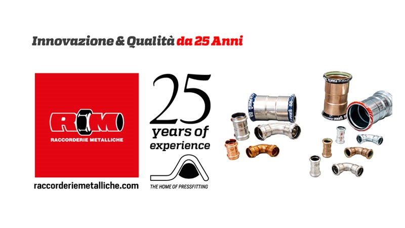 Festeggiamo i 25 anni del Pressfitting