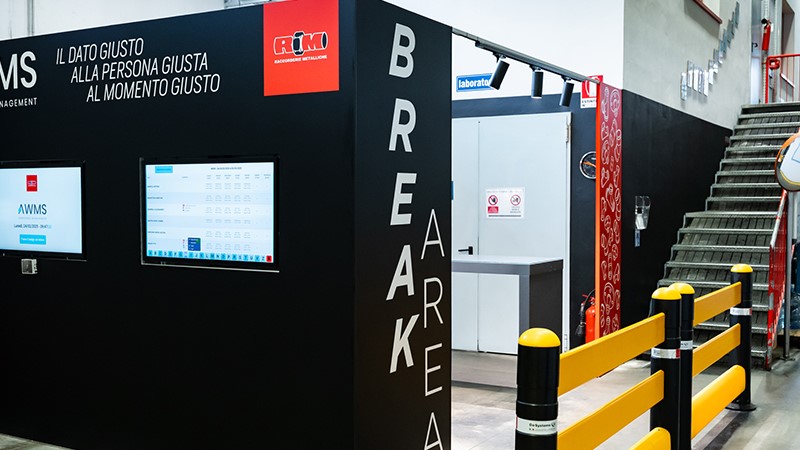 La nuova area ristoro del reparto Pressfitting