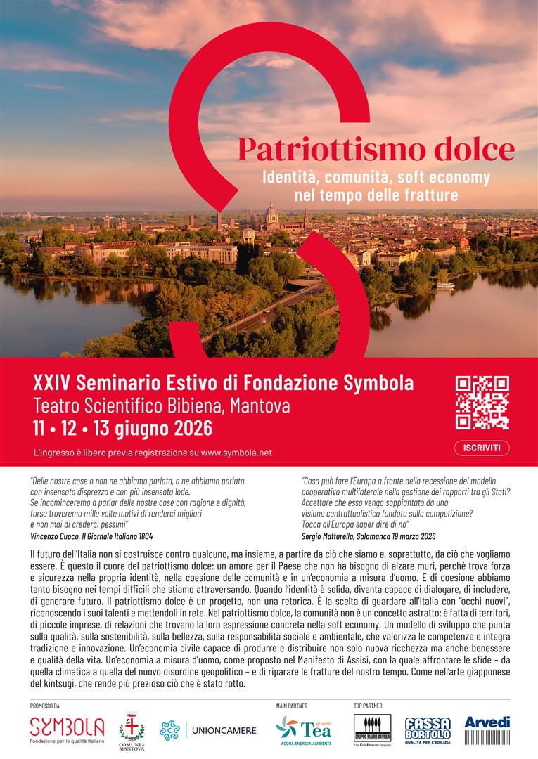 Raccorderie Metalliche supporta il XXIV Seminario Estivo di Fondazione Symbola